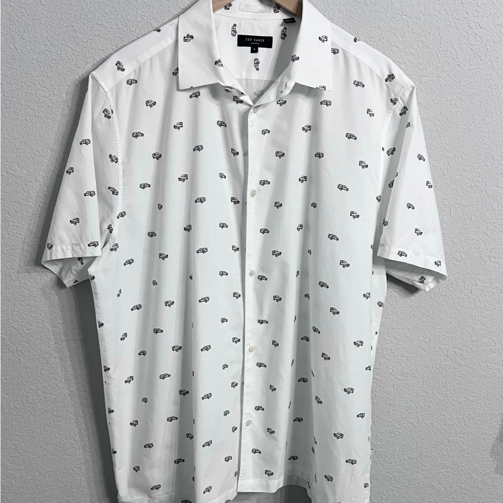 Ted Baker White Casual Button Down Shirt